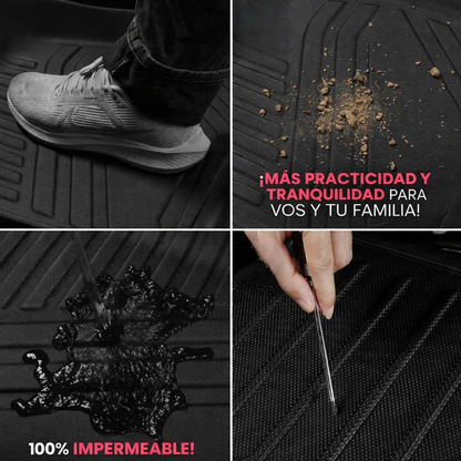 Kit Alfombras 3D Tipo Bandeja sin Baúl